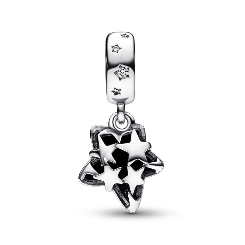 Pandora Celestial Galaxy Star Murano Dangle Charm 792368C01