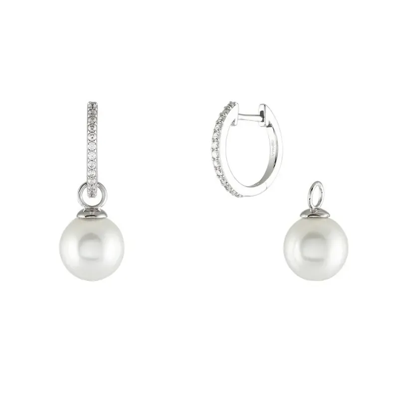 Unike Argolas Classy Pearls 2 in 1 UK.AR.1204.0009