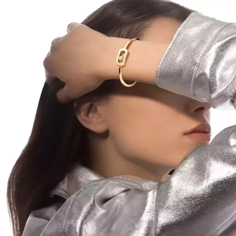 Messika Pulseira de Diamante em Ouro Amarelo PU.13757.YG.XLARGE