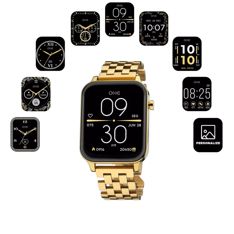 One Smartwatch ONE MagicCall Gold Links OSW9626GL52L