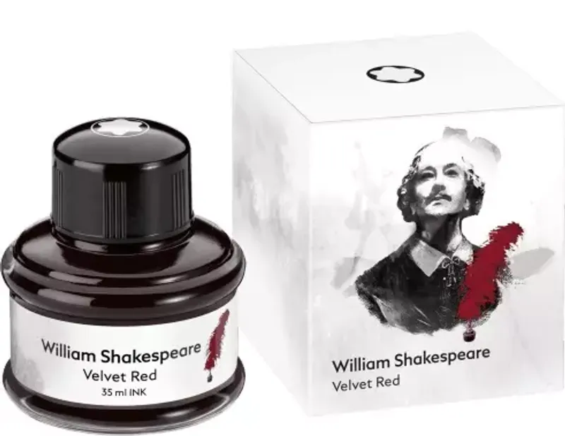 Montblanc Ink Botle  Shakespeare Velvet Red 35Ml 114959