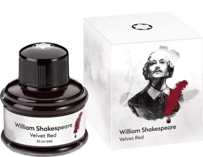 Image Ink Botle  Shakespeare Velvet Red 35Ml