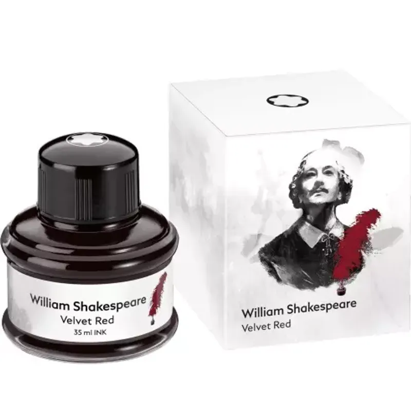 Montblanc Ink Botle  Shakespeare Velvet Red 35Ml 114959