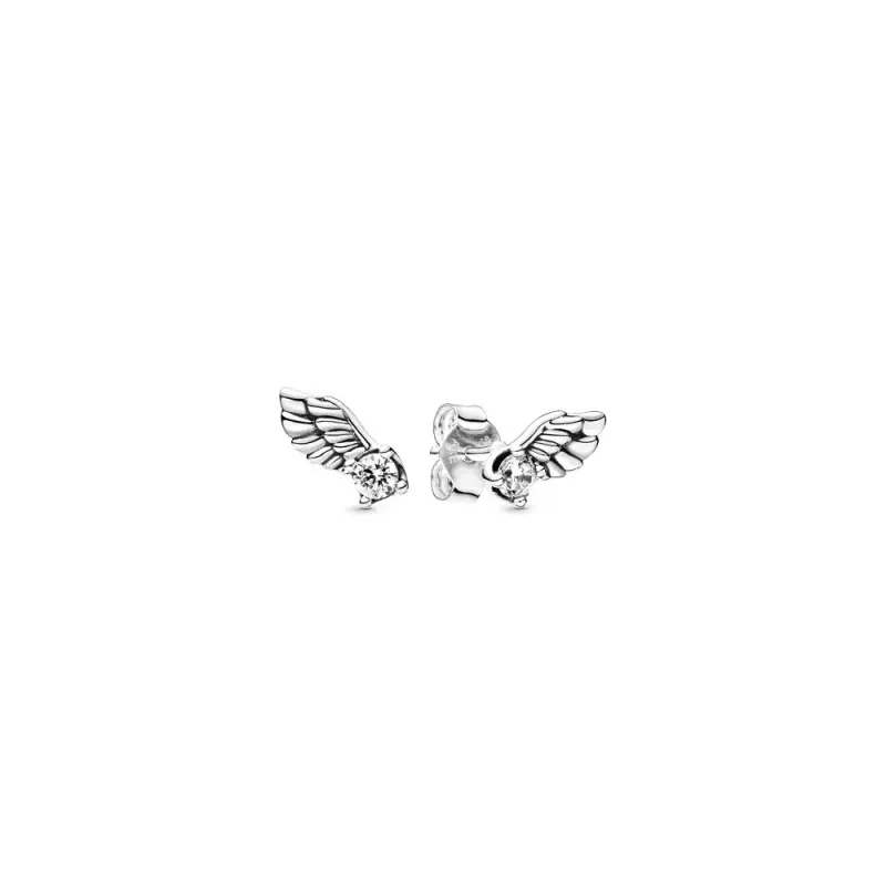 Pandora Brincos Sparkling Angel Wing 298501C01
