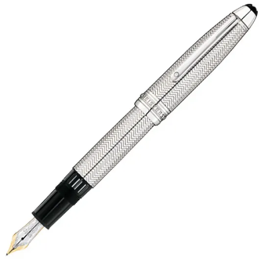 Montblanc Meisterstuck Solitaire Silver Barley Fp 104554