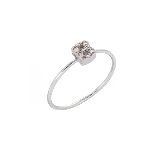 Marcolino White Gold Ring with Diamonds 13-6280/7-A-B