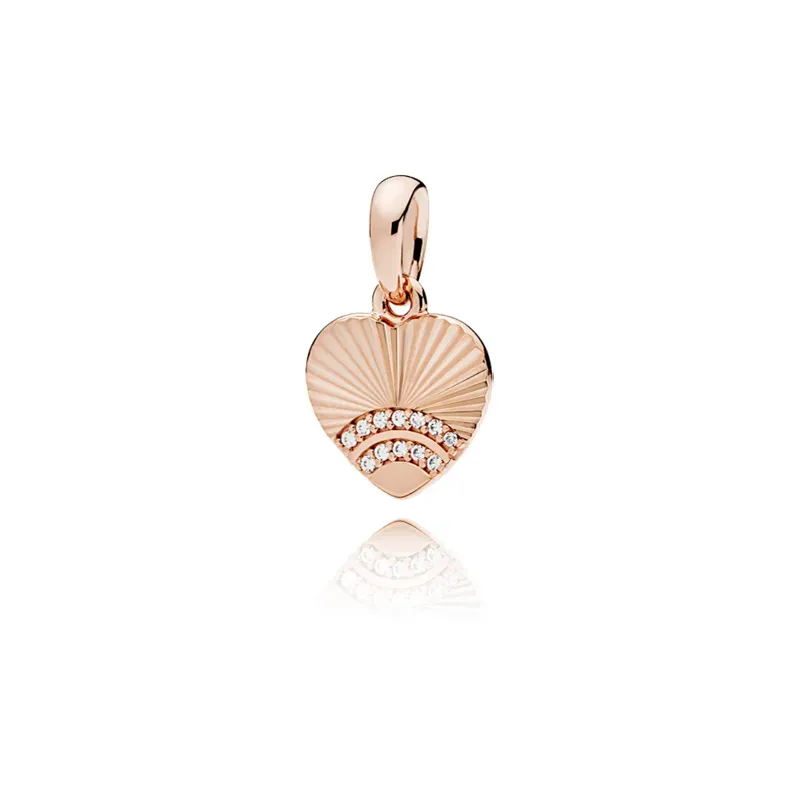 Pandora Pend Pandora Rose Fan Love 387286CZ