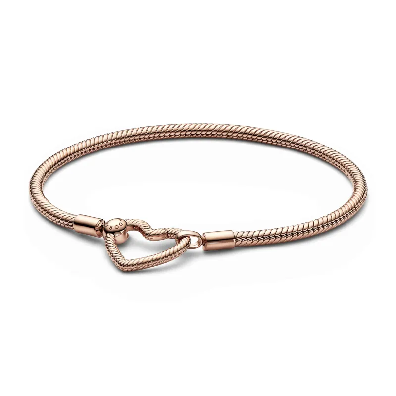Pandora Pulseira Snake com Fecho Coração 582257C00-18