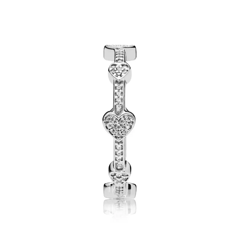 Pandora ANEL AG C/ZR ALLUR HEARTS 1,9g 197729CZ-50