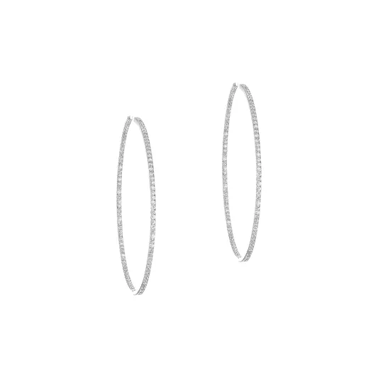 Messika White gold earrings with diamonds New Gatsby MEK.09.BR.4686.WG