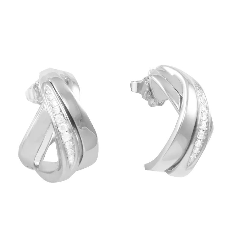 K Di Kuore Brincos com Diamantes 461685