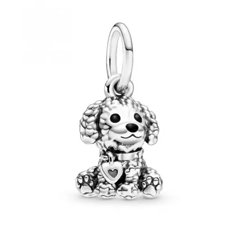 Pandora Poodle Puppy Dog Dangle Charm 798871C01