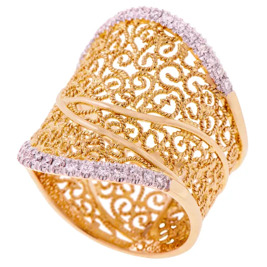 Eleutério Yellow Gold Ring ANOA0109