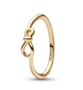 Infinity 14k gold-plated ring                               