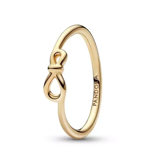 Pandora Infinity 14k gold-plated ring 168898C00-54