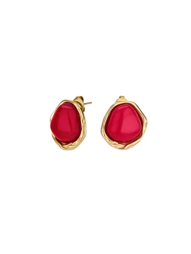 Image ONE Red Flame Earrings