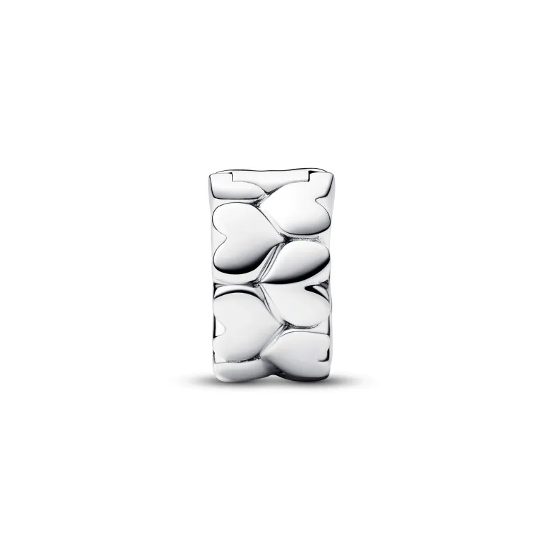 Pandora Hearts sterling silver clip 792828C00
