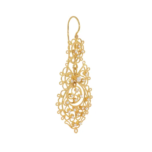 Marcolino Yellow Gold Earrings 13BR-OA0013BR