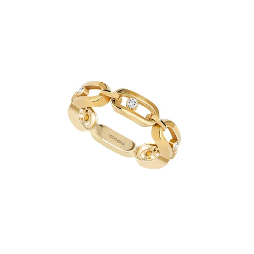 Image Yellow Gold Ring with Diamonds