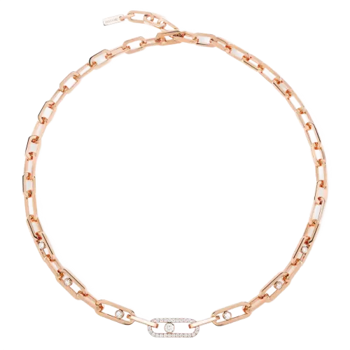 Imagem Colar de Diamantes em Ouro Rosa