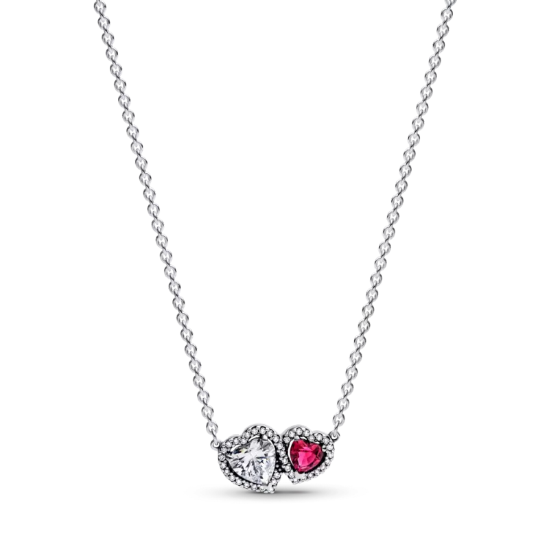 Pandora Colar Pendente Corações Auréola 393632C01-45