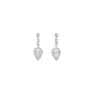 Pair of White Gold Earrings with Diamonds PB202301