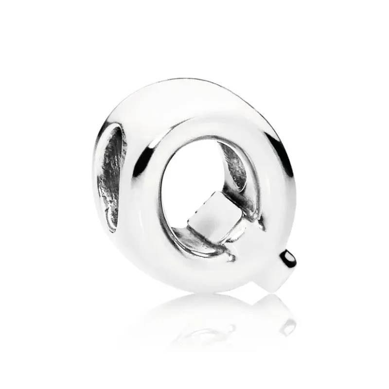 Pandora Letter Q silver charm 797471