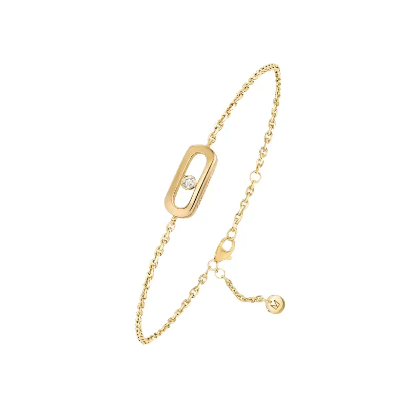 Messika Pulseira Messica Care(s) Ouro Amarelo com Diamante PU.12074.YG