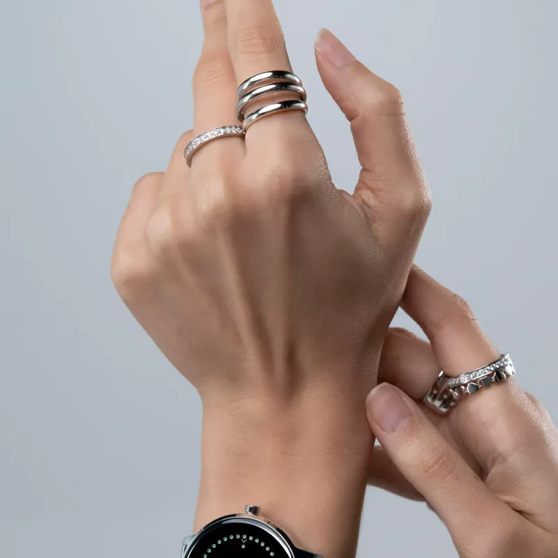 One Anel One London 03 Silver 8 OJNYR03S-8