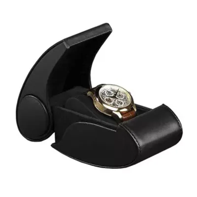 Buben & Zórweg Traveller 1 Leather Black Watch case for 1 watch 120040101