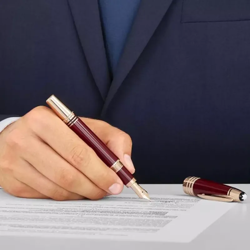 Montblanc John F. Kennedy Special Edition Burgundy Fountain Pen 132124