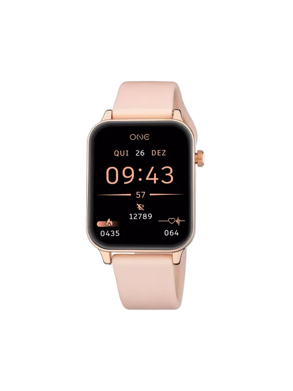 One Smartwatch Frame Rosegold Silicone OSW4197RS61L