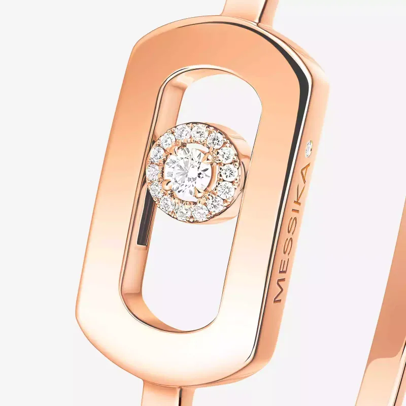 Messika Pulseira So Move Ouro Rosa com Diamantes PU.13757.PG.MEDIUM