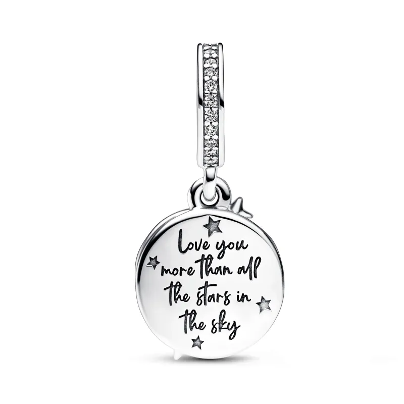 Pandora Shooting star sterling silver and 14k rose gold-plated doubl 782975C01