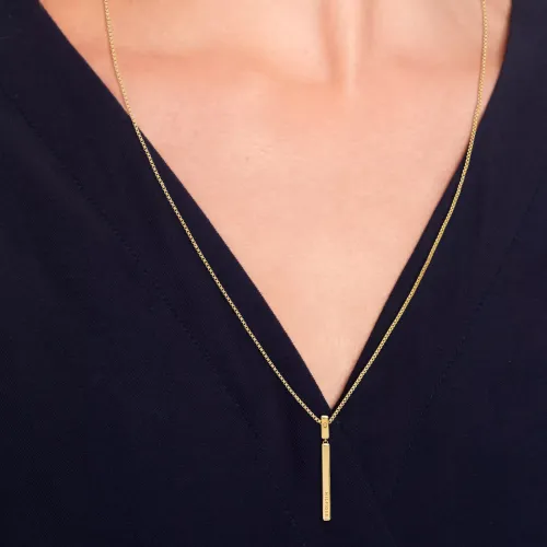 Image Colar Aço Dourado