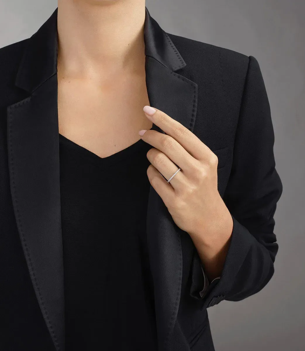 Imagem Anel Gatsby Ouro Rosa com Diamantes