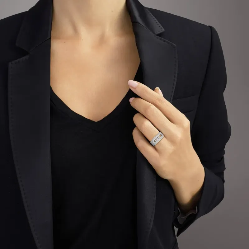 Messika Anel Move Noa Ouro Branco com Diamantes MEK01AN10102WG53