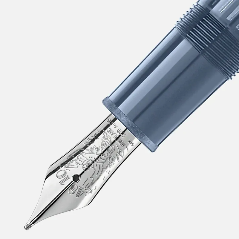 Montblanc Caneta Fountain 146 Meisterstuck M Glacier Blue 129393