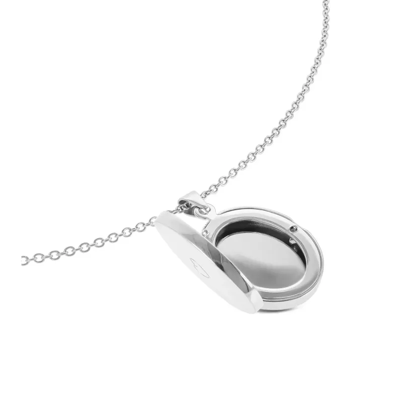 One Set Relicário & Brincos Memories OJSET04S