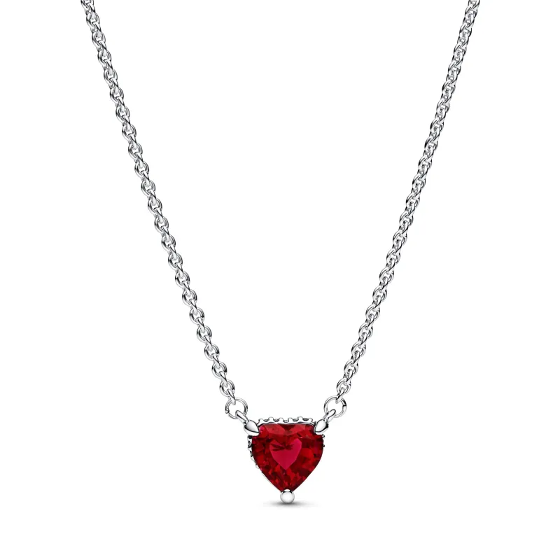 PANDORA Colar Sparkling Heart Halo 392542C01-45