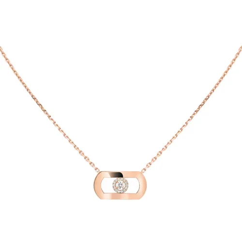 Colar So Move Ouro Rosa com Diamantes                       