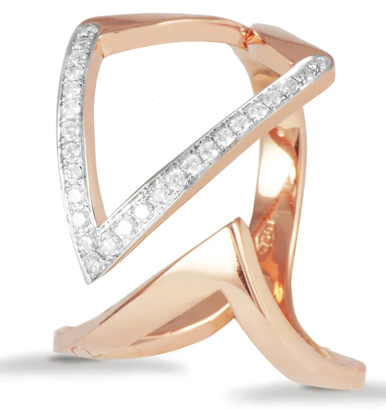 K Di Kuore Anel com Diamantes 435199