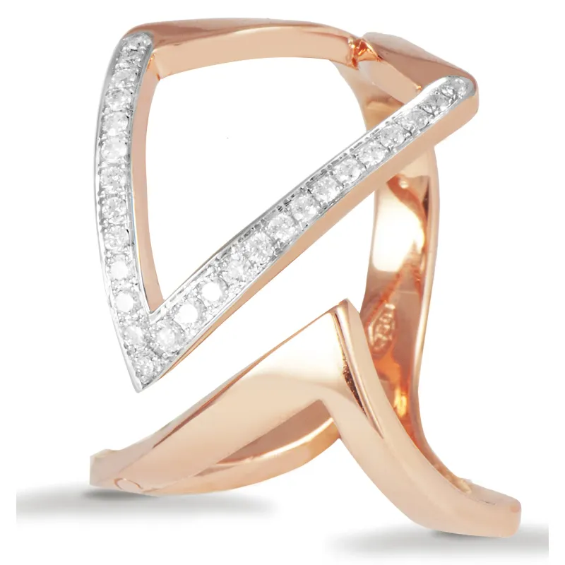 K Di Kuore Ring with Diamonds 435199