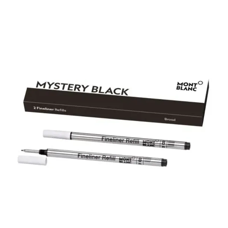 Montblanc 2 Fineliner Refills Mistery black 128247
