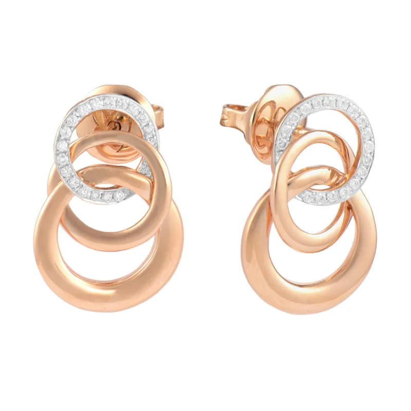 K Di Kuore Brincos com Diamantes 461941