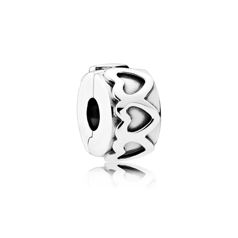 Pandora Clip Arco de Corações Pandora Rose 791978