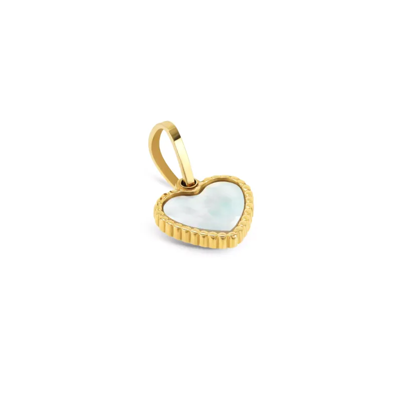 One Energy Pure Heart Gold Charm OJEBC729