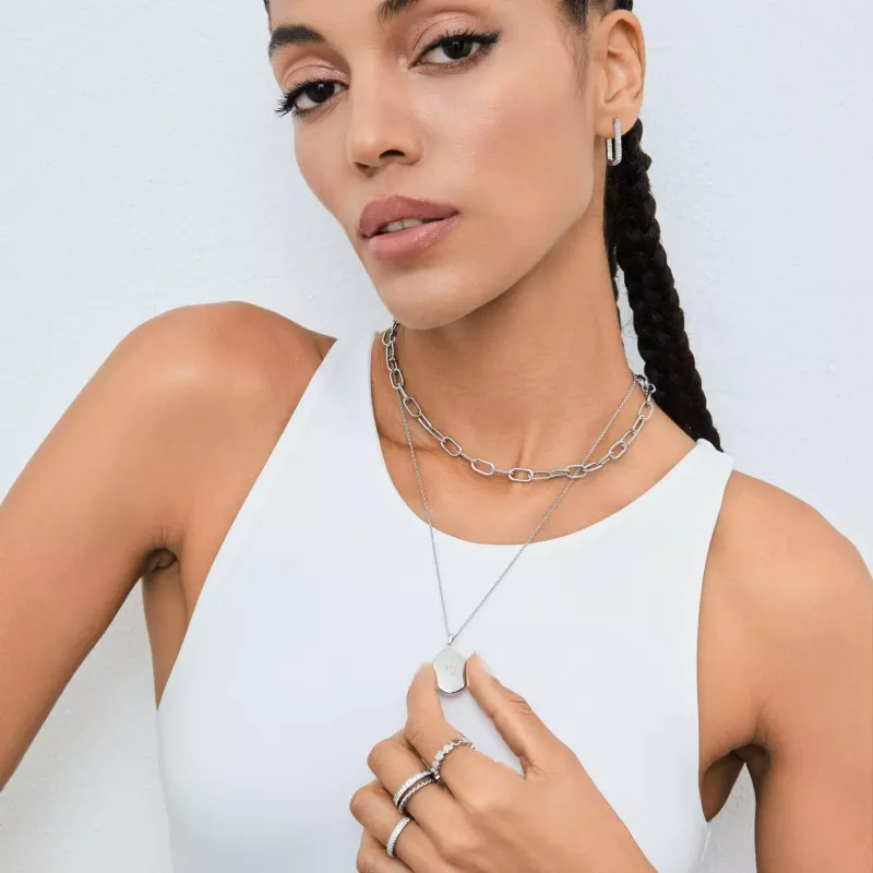 One Set Relicário & Brincos Memories OJSET04S