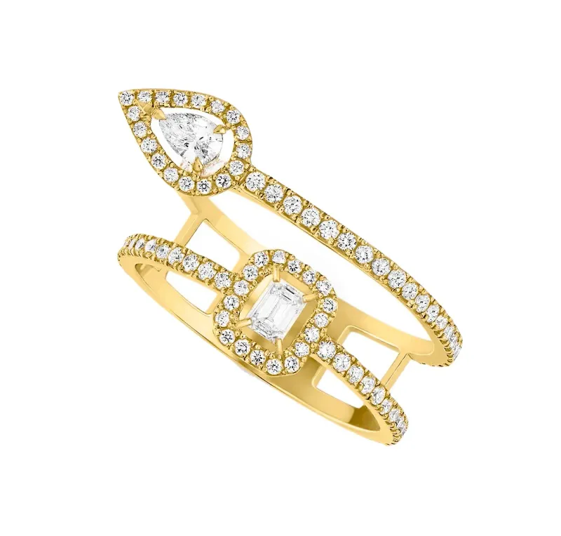 Messika Anel My Twin ouro amarelo com diamantes MEK28AN10006YG54