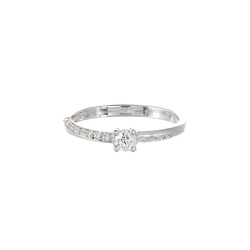 Marcolino White Gold Ring with Diamonds AN202303